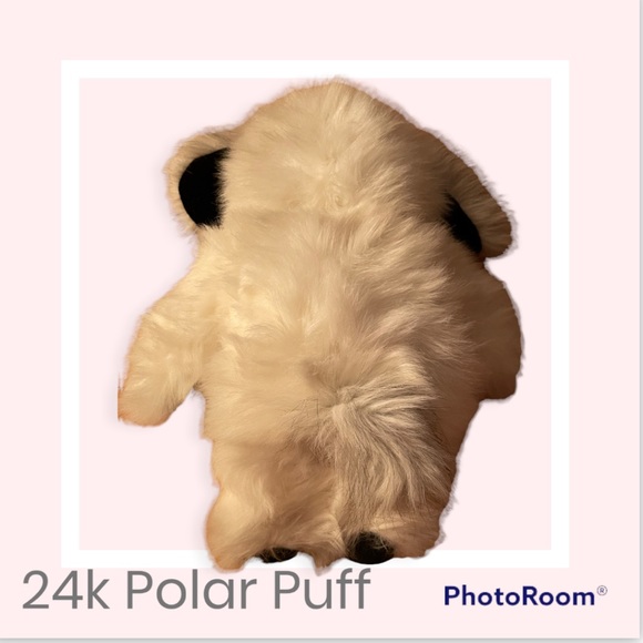 Vintage 24K Polar Puff SHEEP Dog 1991 Polar Puff Special Effects 18" - Picture 4 of 7